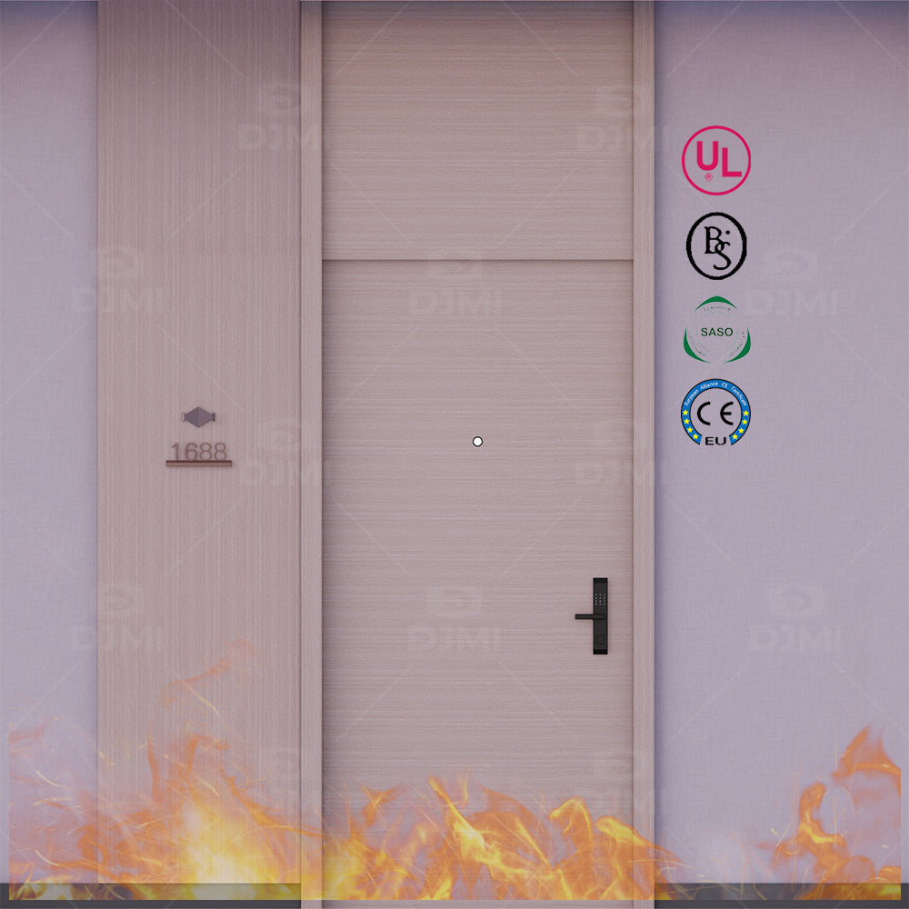 Professional in Custom High Quality Door for Hotel Room Fireproof Hotel Room Door Fire Rated Hotel Door - 图片 4