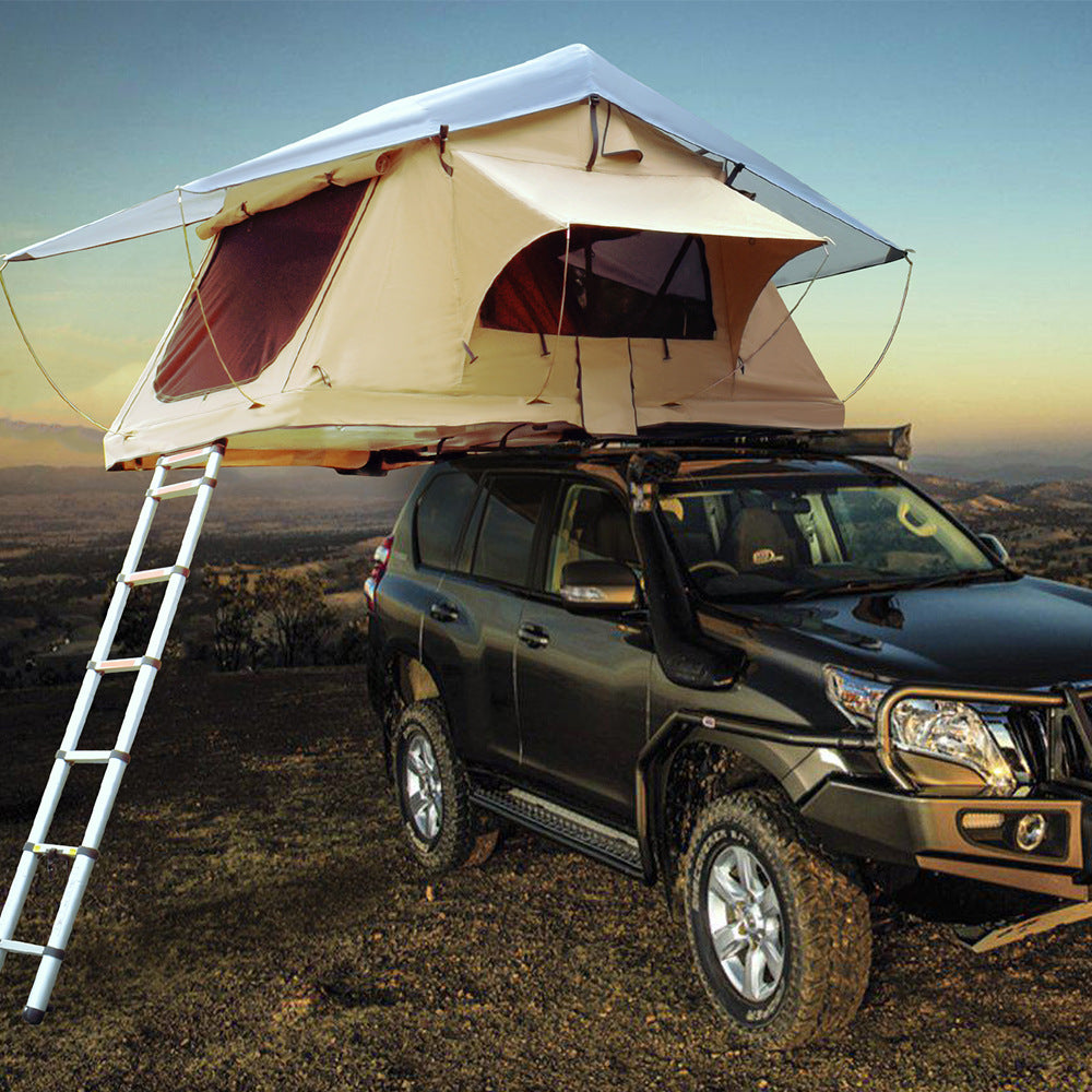 Outdoor Self-Driving Tour Soft Top Car Roof Tent Fully Automatic Quick Open SUV Aluminum Alloy Folding Tent - 图片 6