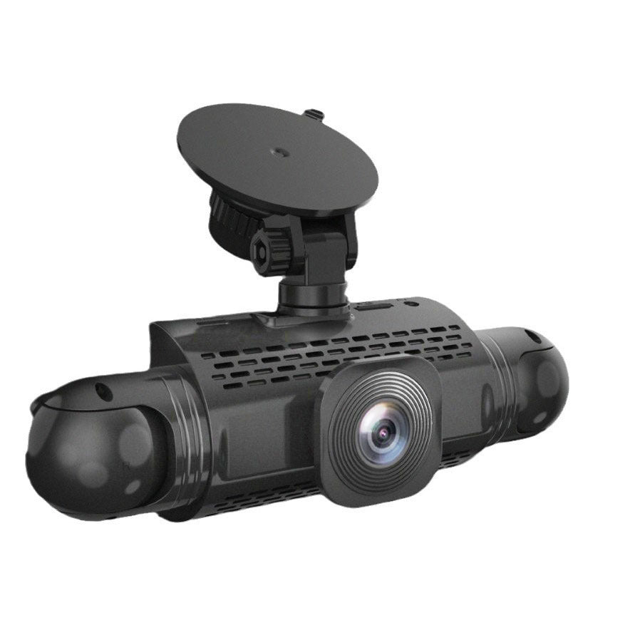 Dash Cam with Four Lenses1080P High-definition infrared night vision four-record simultaneous display dash cam DVR - 图片 4