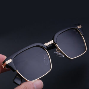 European and American New Retro Polarized Eyebrow Frame Sunglasses Men's Square Frame Sunglasses Men's Glasses Wholesale sunglasses