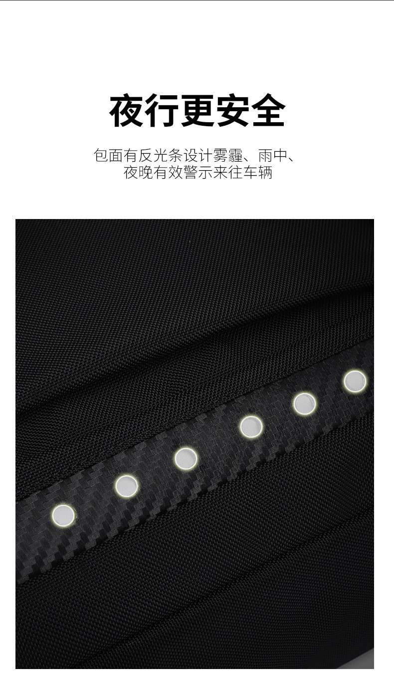 Business Computer Backpack Men's Multifunctional Large Capacity Waterproof Commuting Backpack Shoulder Portable Computer Bag - 图片 20