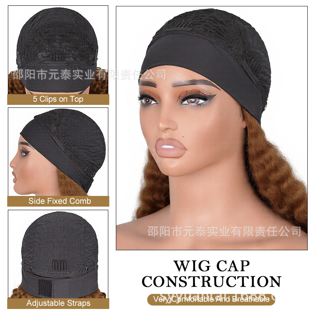 Africa Afro YAKI curly Ribbon Hair Band Curly Hair Chemical Fiber Wig headband wigs - 图片 27