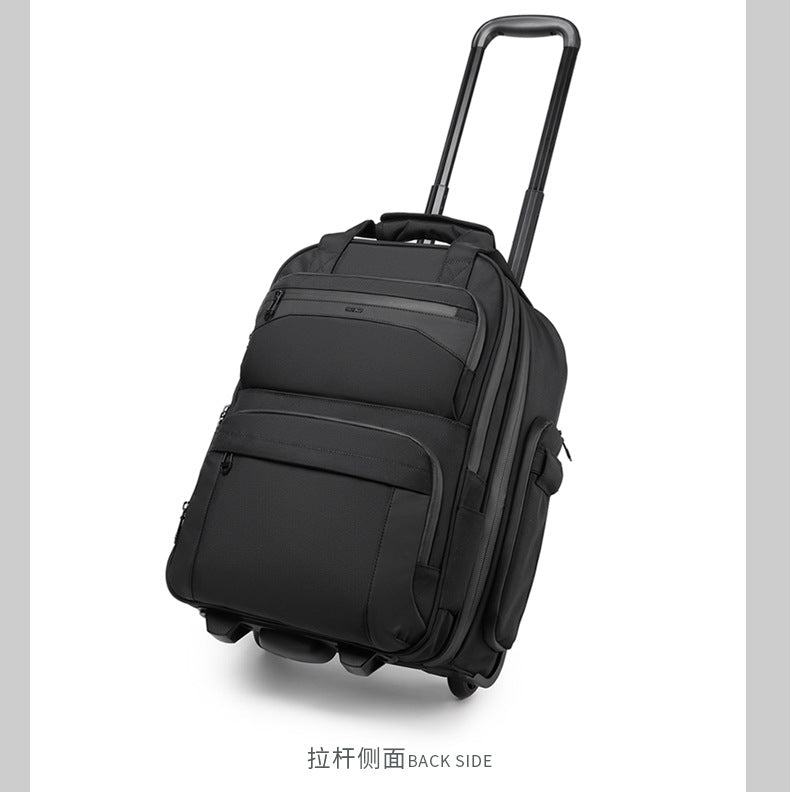 Trolley Travel Bag Business Boarding Bag Large Capacity Waterproof Oxford Cloth Multifunctional Handheld Wheeled Travel Bag - 图片 37