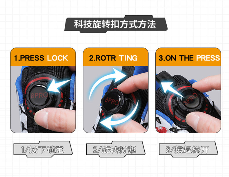 2025New8pro Full Palm Carbon Plate Racing Shock Absorption Running Shoes Men and Women Couples Rotating Buckle Youth Shoes Sports - 图片 19