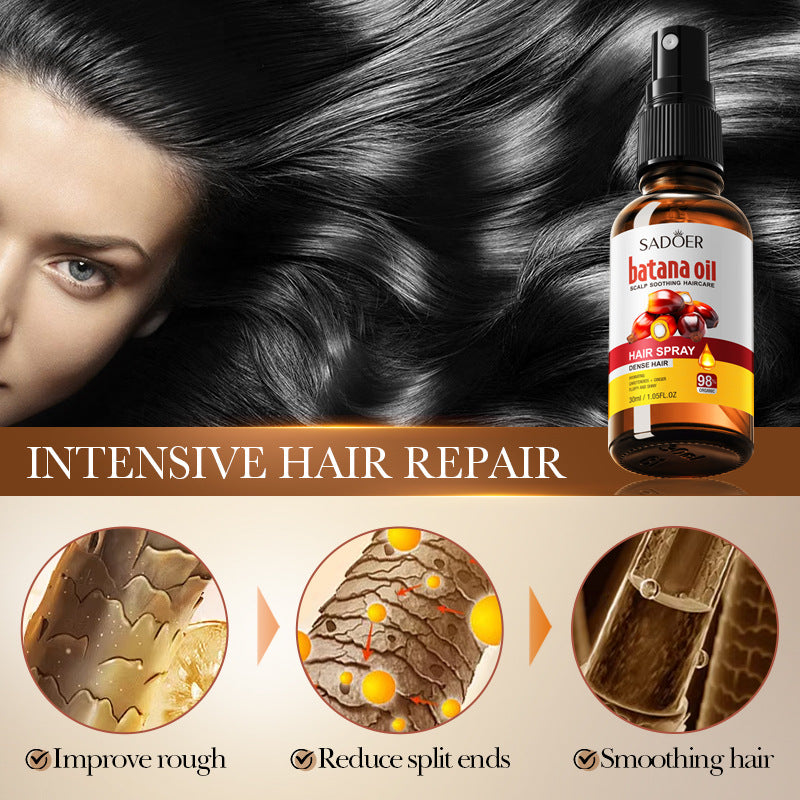 Batahana Hair Care Essential Oil Spray SADOER Soothing and Smooth Hair Conditioner Cross-Border Wholesale - 图片 4