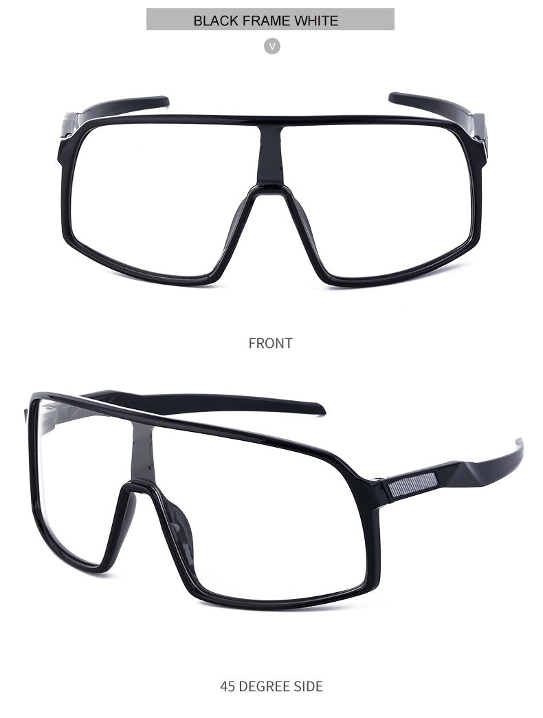 New Colorful Cycling Glasses for Men1998One-piece sunglasses European and American fashion outdoor sports sunglasses - 图片 71