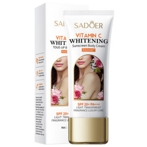 Makeup SADOER Vitamin C Body Cream Sunscreen Whitening Body Lotion  Wholesale