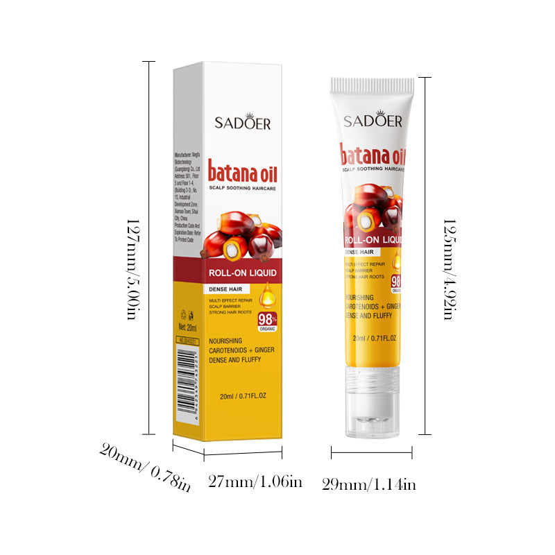 Scalp Conditioner Bataña SADOER Dense Hair Moisturizing Smooth Roll-on Cross-Border Wholesale - 图片 5