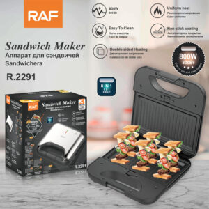 RAF Europe US Standard Household Heating Sandwich Maker Steak Maker 8-in-1 Multifunctional Waffle Maker R2291