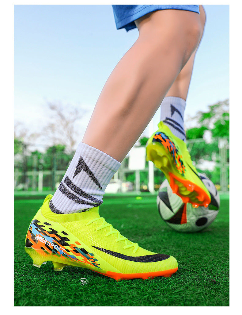 New Large Size Long Spike Football Shoes Low Top Youth Competition Training Student Football Sports Shoes - 图片 29