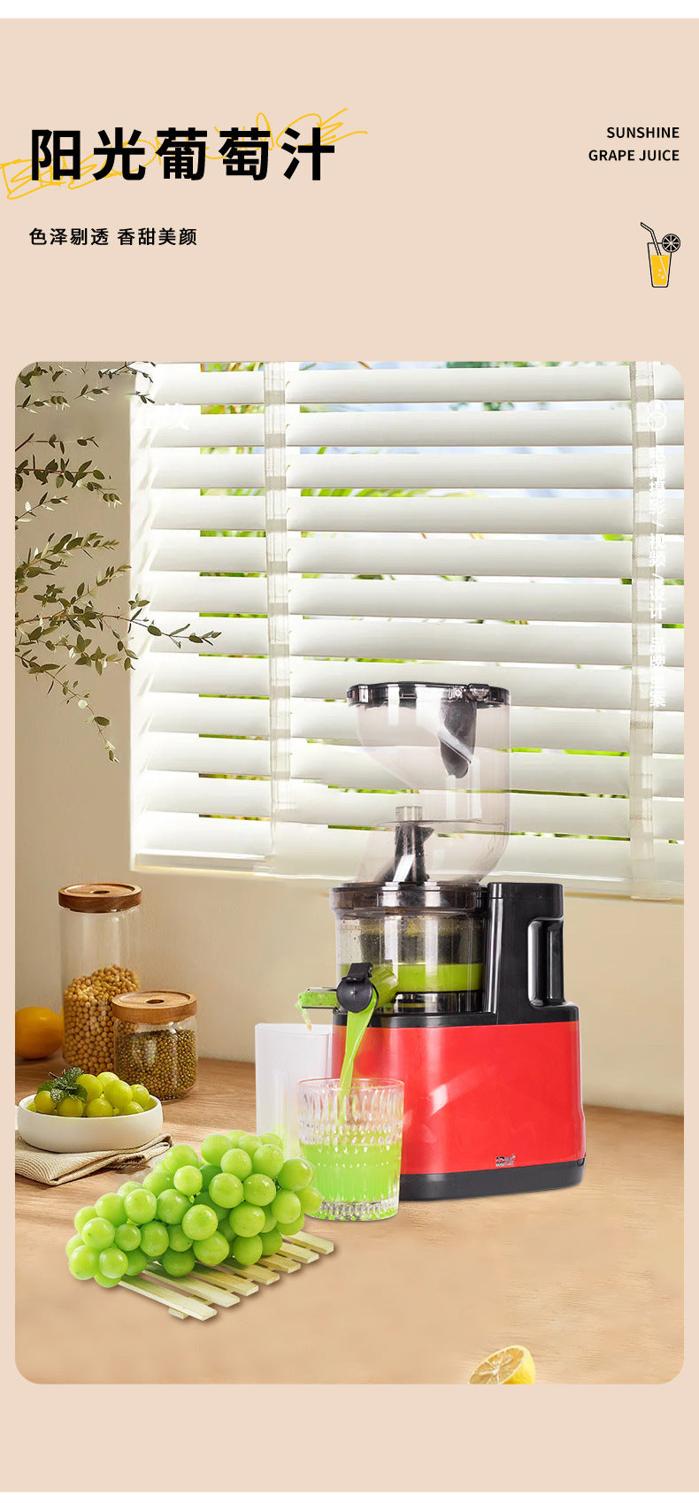 Manufacturer Wholesale Juicer Original Juicer Fruit and Vegetable Juicer Student Juicing Cup Spiral Juicer - 图片 20