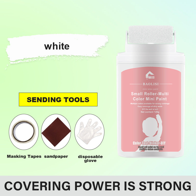Tik Tok Same Style Small Roller Brush Paint Odorless Wall Repair Paste for Dirt and Graffiti, Latex Paint Repair - 图片 5