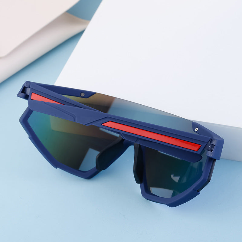 New Cycling Goggles for Women, UV Protection, One-Piece Large Frame Sunglasses, Outdoor Sports Colorful Integrated Sunglasses - 图片 13