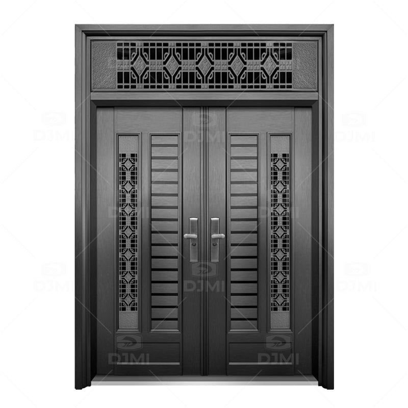 Modern Front Double Door for the House Aluminium Front Doors for Homes Storm Door Exterior - 图片 4