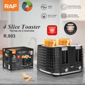 RAF European Standard Toaster Household Double Layer Bread Machine Breakfast Machine Toaster Multifunctional Sandwich Maker