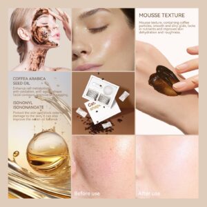 Caffeine facial mask12One-time Use Caffeine Revitalizing Firming Sculpting Face Mask
