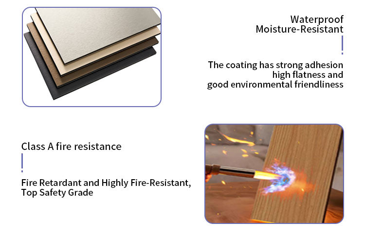 A Grade Aluminum Composite Calcium Silicate Panel Fireproof for Exterior Wall Board Ceilings Hospitals Operating Room Hotels - 图片 9