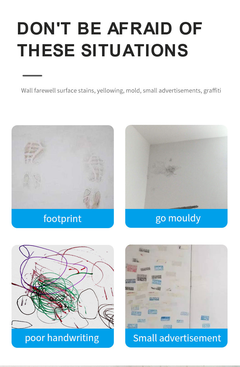 Wall Small Roller Brush Paint Cocoa Roller Dirty Graffiti Renovation Color Change Latex Paint Portable Water-Based Interior Wall Paint - 图片 17