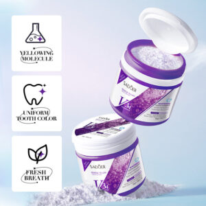 V34Toothpowder50g SADOER Whitening Deep Cleaning Whitening Teeth Cleaning Powder  Foreign Trade Wholesale