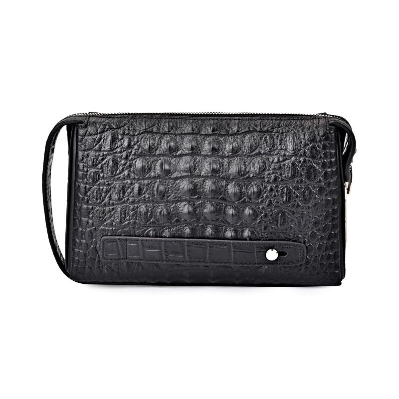 Wholesale New Men's Clutch Genuine Leather Men's Crocodile Pattern Clutch Men's Simple Anti-theft - 图片 3