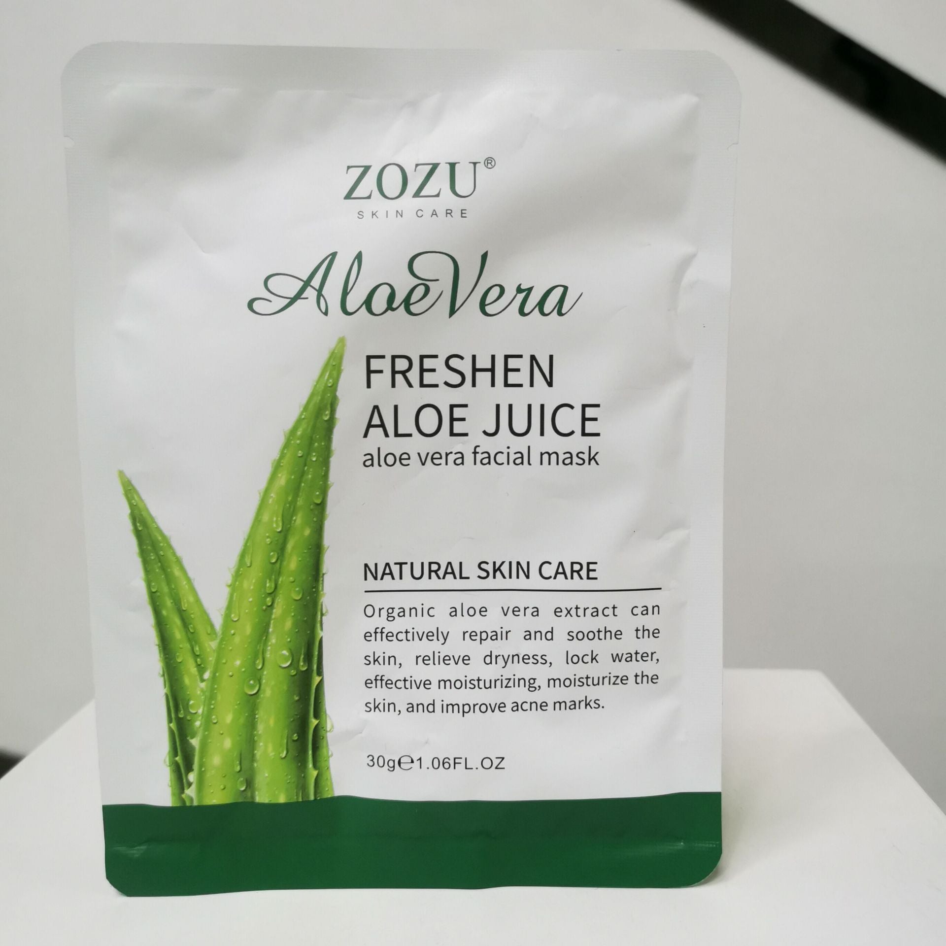 Honey Aloe Vera Mask ZOZU Hydrating Moisturizing Tablets Cross-border Foreign Trade Skincare Wholesale - 图片 5
