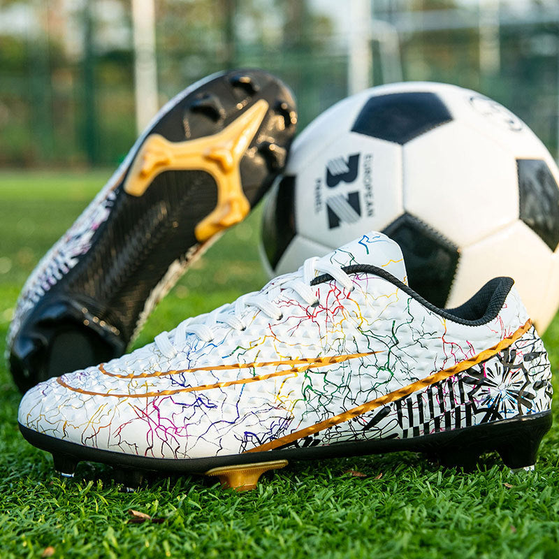 New professional football shoes for men and women AG Spike TF Broken Nail Youth Student Grassland Competition Training Shoes - 图片 7