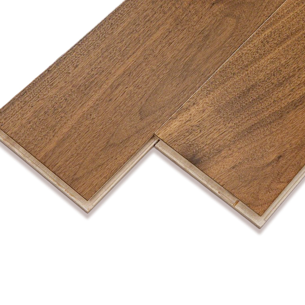 12mm Multilayer Black Walnut Engineered Wood Flooring Smooth Finish Waterproof for Exterior Outdoor Park Custom Size Home Office - 图片 4