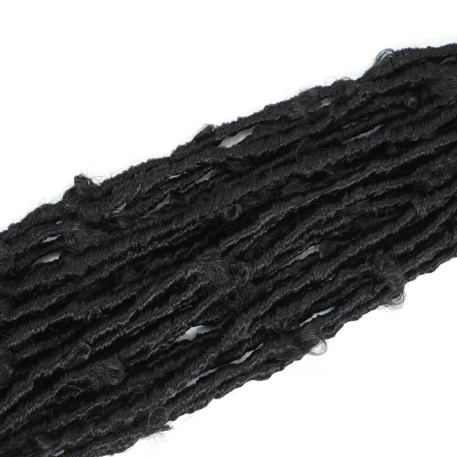 Foreign Trade Dreadlock Crochet Hair Butterfly Locs Crochet Hair Goddess Butterfly Curly Wig - 图片 24