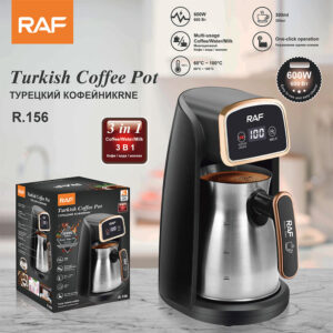 RAF Home Heating Stainless Steel New Turkish Coffee Pot Portable Office Coffee and Tea Maker R156