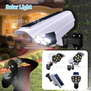 Solar Simulation Surveillance Light Outdoor Lighting LED Human Body Sensor Anti-Theft Light Garden Light Street Light