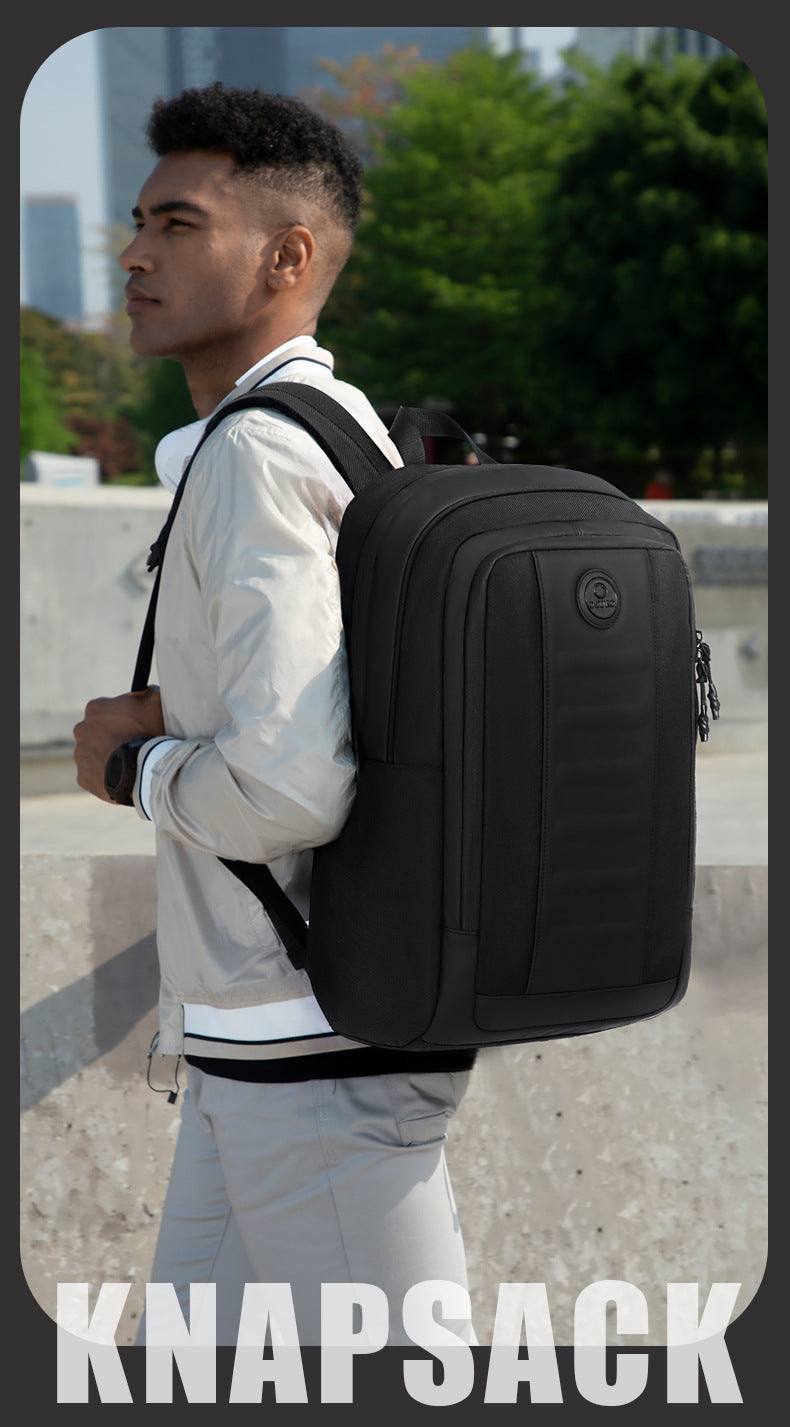 ozuko Business Backpack Men's Large Capacity Computer Backpack Outdoor Waterproof Travel Backpack Backpack - 图片 10