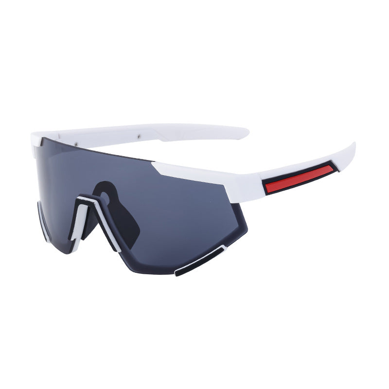 New Cycling Goggles for Women, UV Protection, One-Piece Large Frame Sunglasses, Outdoor Sports Colorful Integrated Sunglasses - 图片 4