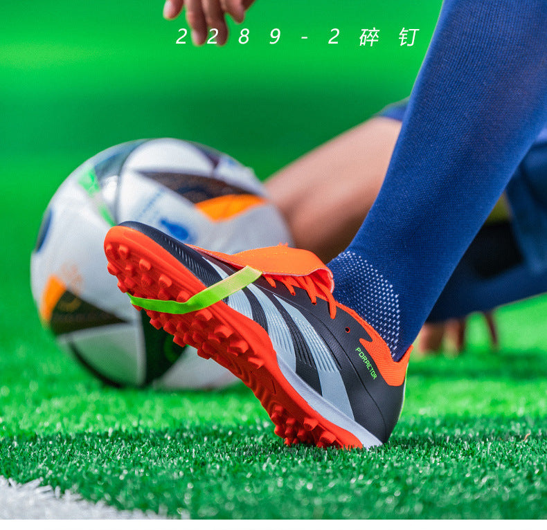 World Cup Football Shoes Men's New Style Grassland Competition AG Spike TF Broken Nails Adult Youth Student Sports Training - 图片 52