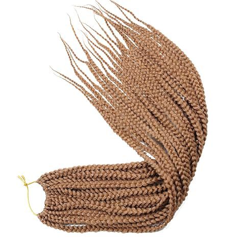 Cross-border Crochet Three-strand Braid Three strand braided synthetic hair extens - 图片 8