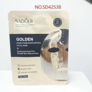 Gold Mask SADOER Golden Honeycomb Mask Sheet Pack Moisture replenishment  Foreign Trade Wholesale