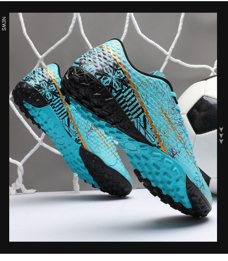 New professional football shoes for men and women AG Spike TF Broken Nail Youth Student Grassland Competition Training Shoes - 图片 52