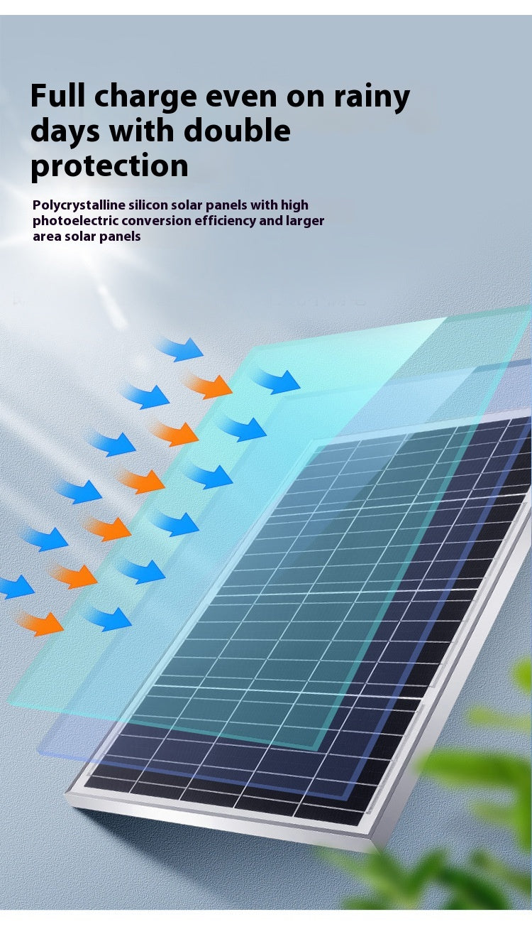 IP67 Waterproof Solar Outdoor Light Split Intelligent Floodlight Indoor and Outdoor Yard Solar Light - 图片 32