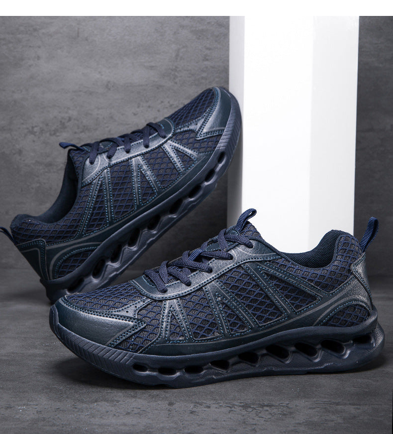 New Men's Running Shoes Large Size Mesh Breathable Casual EVA Lightweight cushioning rebound city commuter shoes - 图片 31