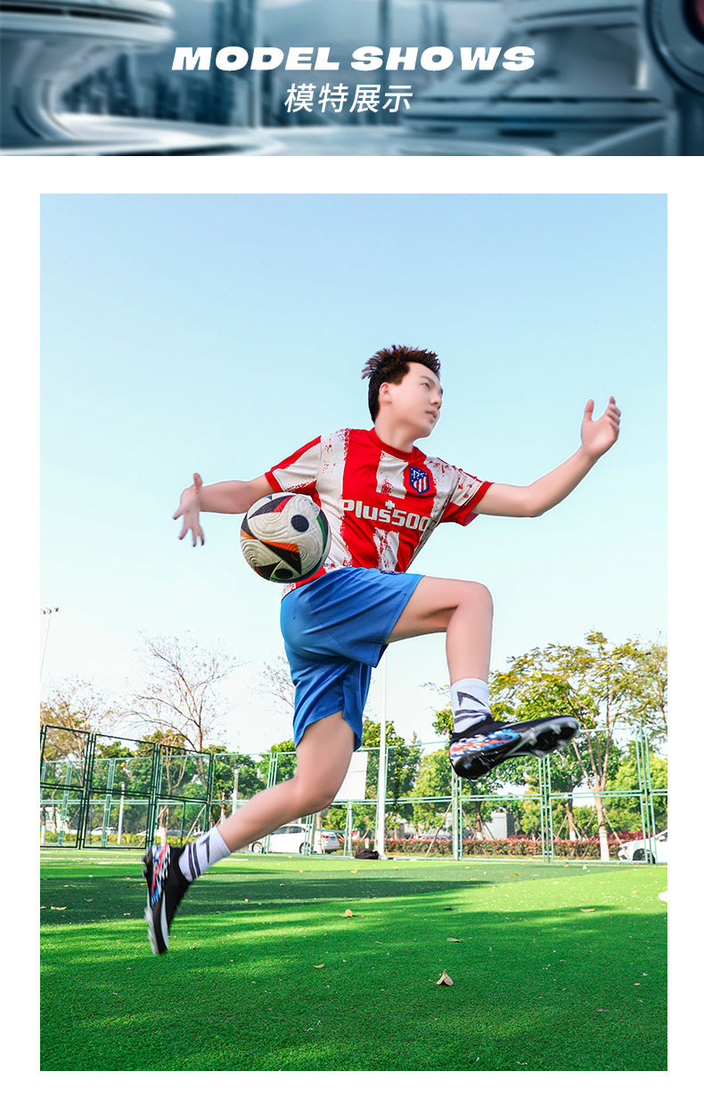 New Large Size Long Spike Football Shoes Low Top Youth Competition Training Student Football Sports Shoes - 图片 17