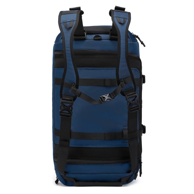 New Men's Travel Bag Large Capacity Sports Fitness Bag Waterproof Handheld Multifunctional Short Trip Backpack Yoga Bag - 图片 5