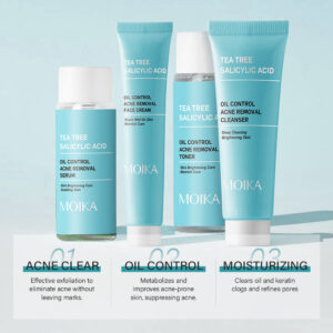 Specialized Full Salicylic Acid Acne Treatment Kit In Stock Wholesale Tea Tree Oil Control4Set