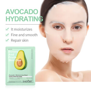Fruit Mask SADOER Avocado Rose Hydrating Moisturizing Tablets Cross-border Foreign Trade Skincare Wholesale