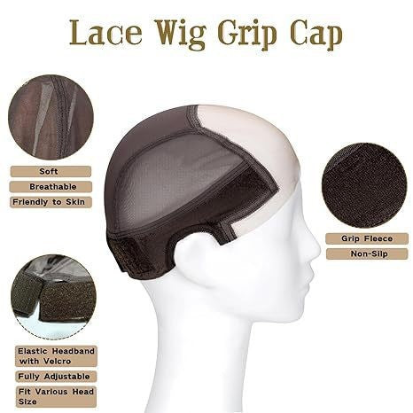 U Fashionable Wig Cap for Export4*5Velvet Lace Wig Cap dome mesh cap - 图片 10