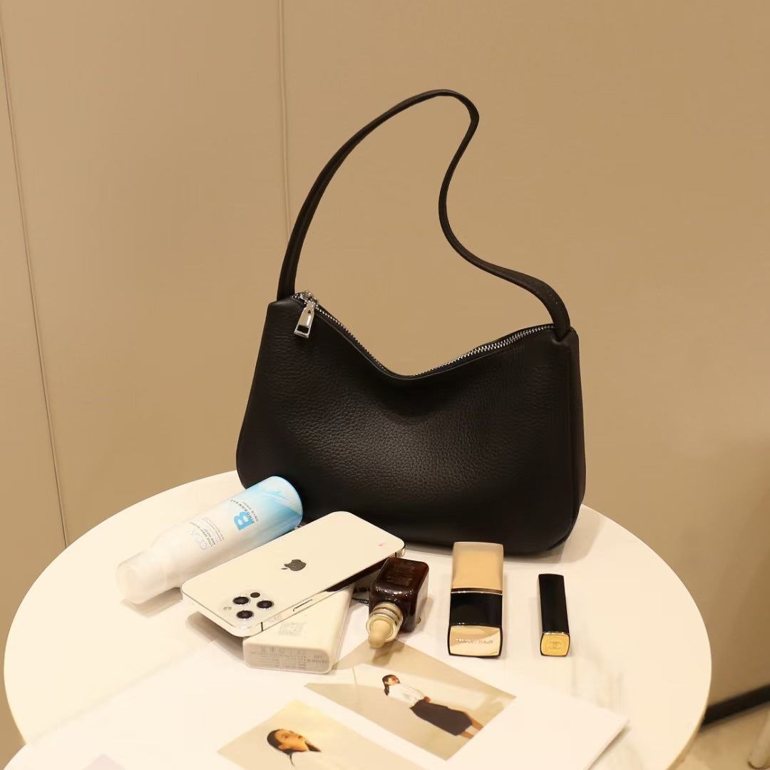 Guangzhou Luggage2025New Niche Simple Women's Bag Summer Versatile High-End Large Capacity Genuine Leather Underarm Bag - 图片 20