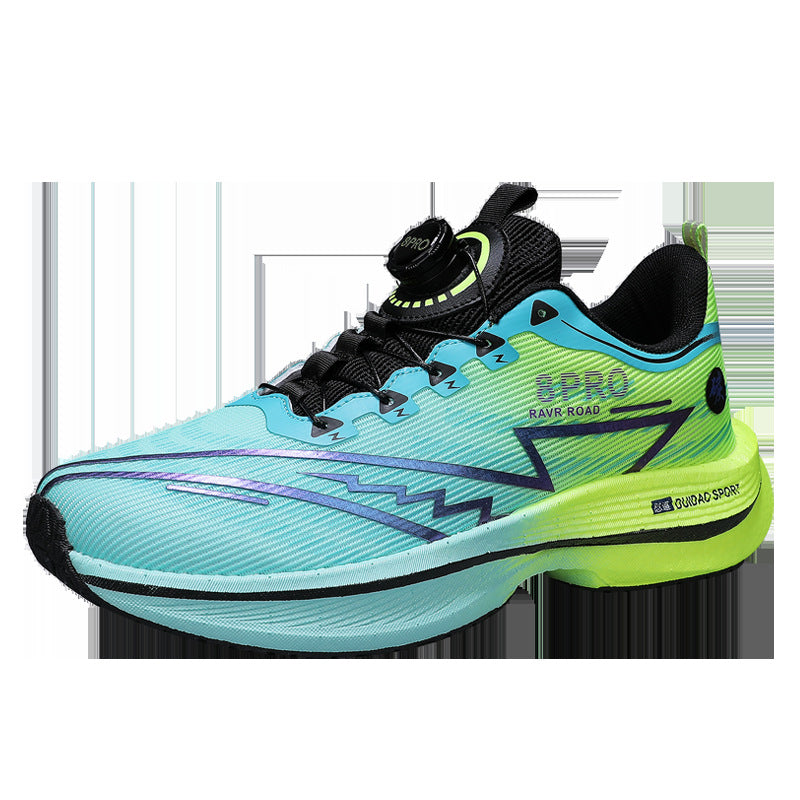 2025New8pro Full Palm Carbon Plate Racing Shock Absorption Running Shoes Men and Women Couples Rotating Buckle Youth Shoes Sports - 图片 7