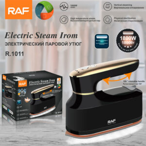 RAF European Standard Portable Garment Steamer for Home, Business Trips, and Travel, Handheld Steam Iron, Mini Iron