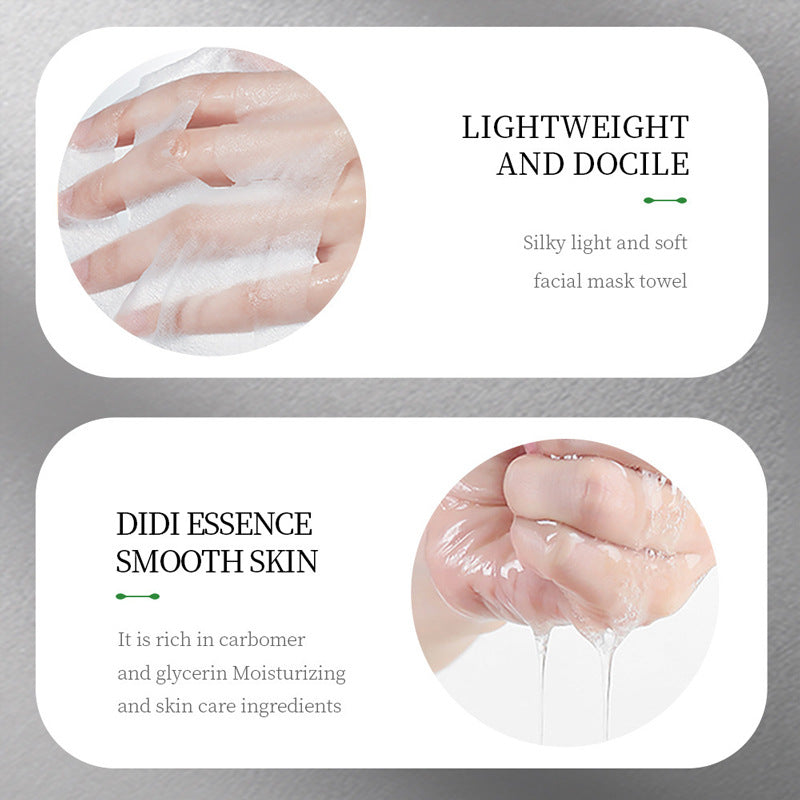 Bamboo Charcoal Face Mask Sheet Pack25g SADOER Skin rejuvenation moisturizing hydrating face mask cross-border wholesale - 图片 3