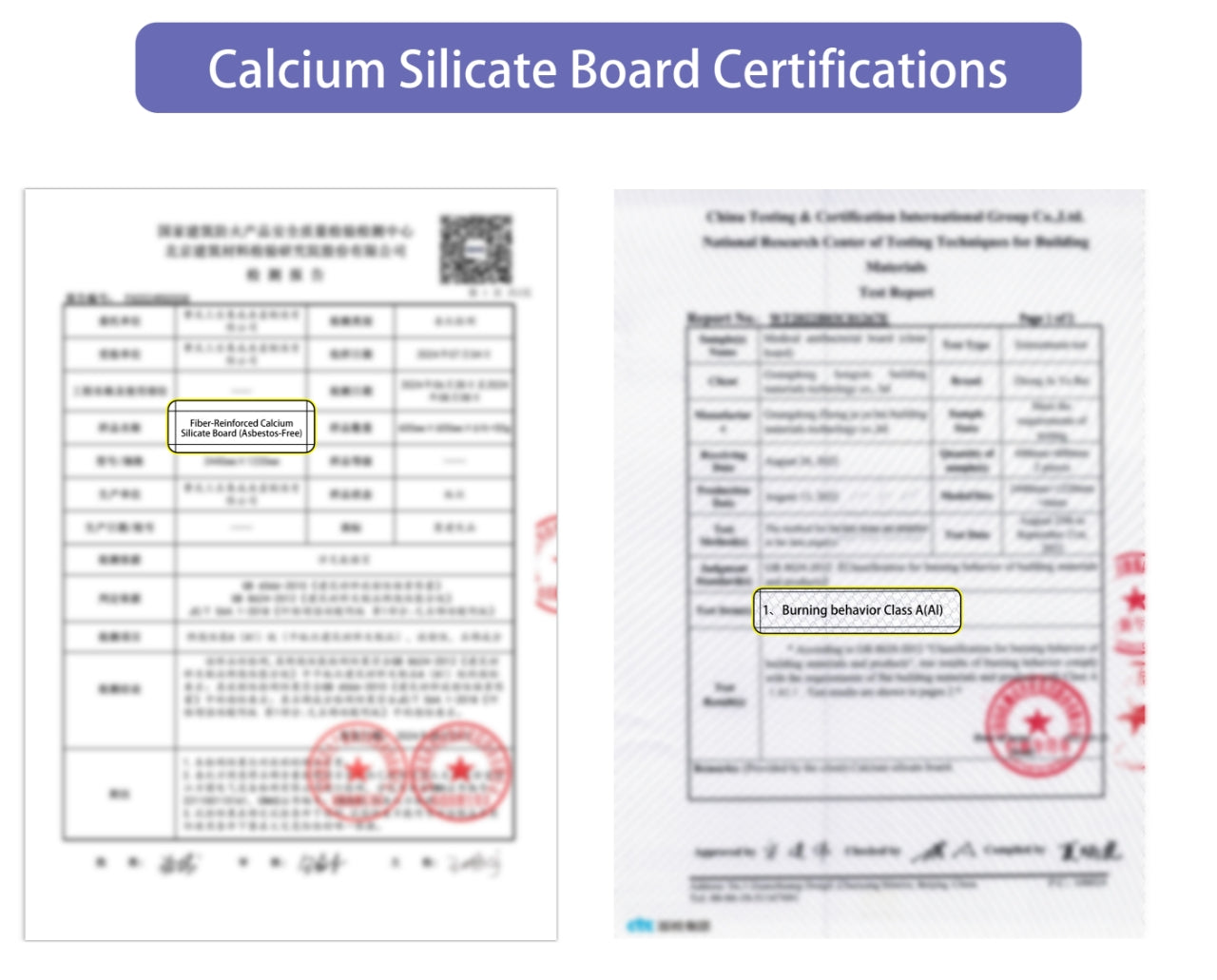 10mm Calcium Silicate Board Class A1 Fireproof Asbestos-Free Panel for Wall Ceiling Partition for Hospital School Exterior - 图片 15