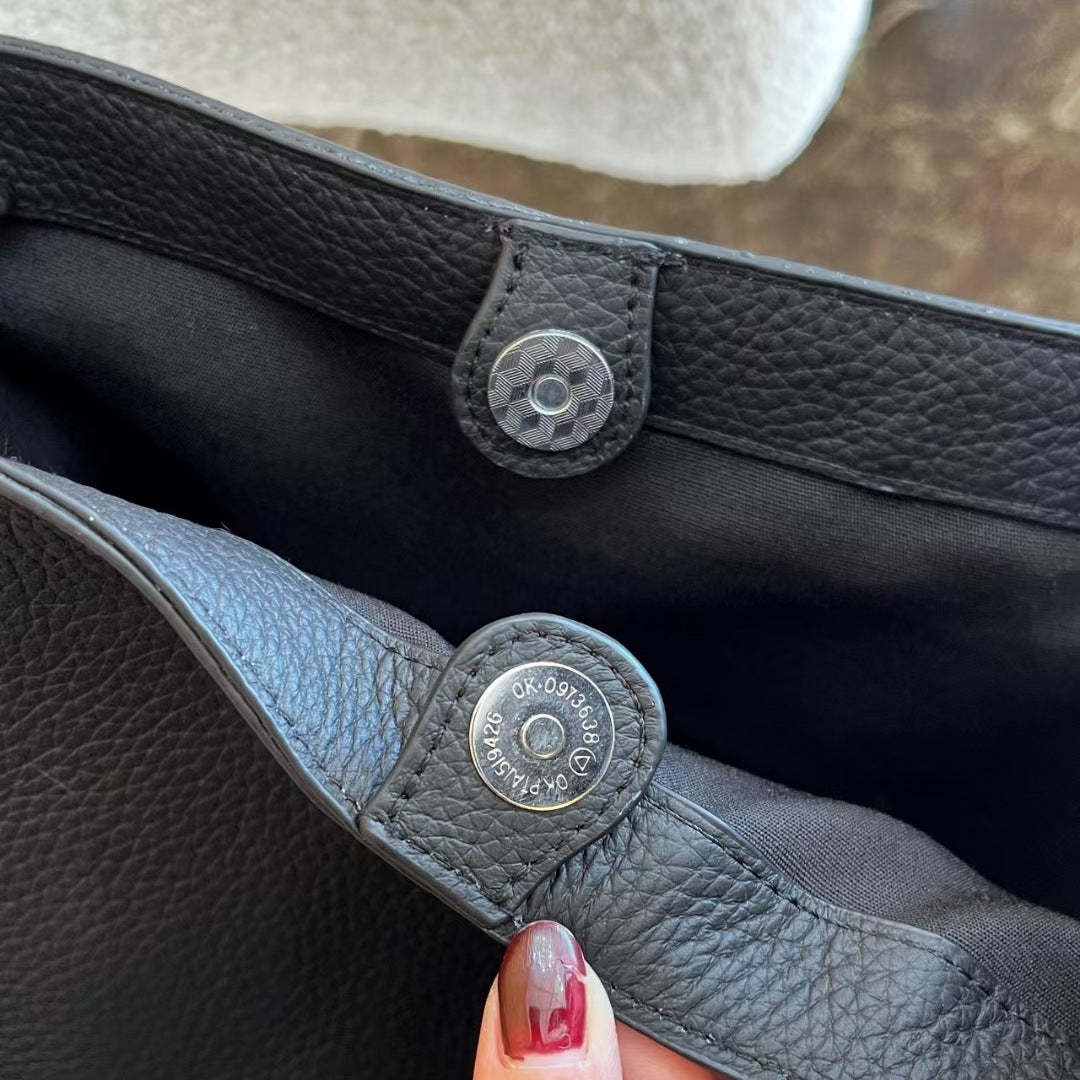 Guangzhou Genuine Leather Women's Bag Large Capacity Tote Bag Top Layer Cowhide Bucket Bag Handheld Shoulder Crossbody Bag Trendy - 图片 18