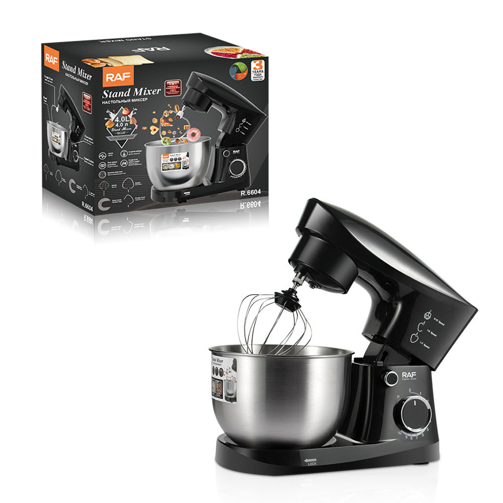 RAF European Standard Household Multifunctional Kitchen Machine Stainless Steel Bowl High Power Dough Mixer Egg Beater Whisk Mixer - 图片 15